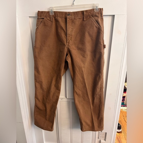 Carhartt Other - Carhartt Men's Tan Carpenter pants 2007 38x30